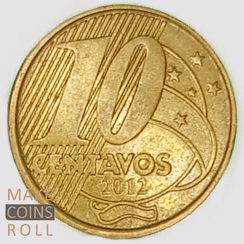 Brazil 10 Centavos (2012) Reverse