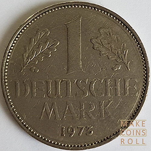 Germany 1 Mark (1973) Reverse