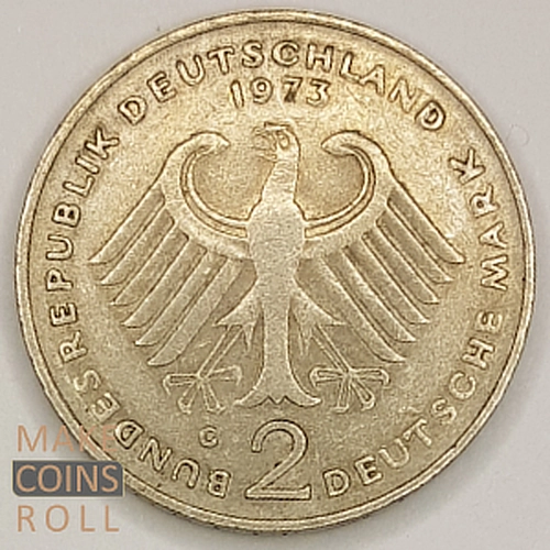 Germany 2 Mark (1973) Reverse