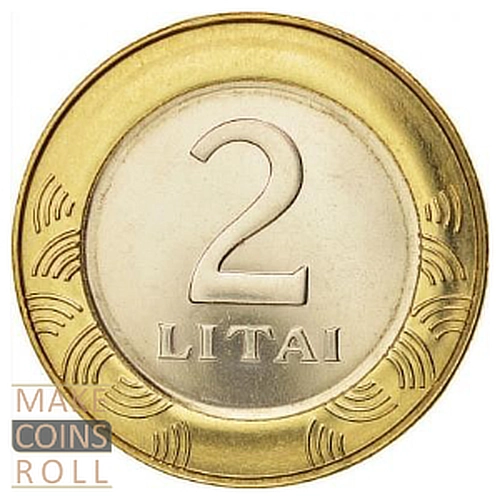 Lithuania 2 Litas (2008) Reverse