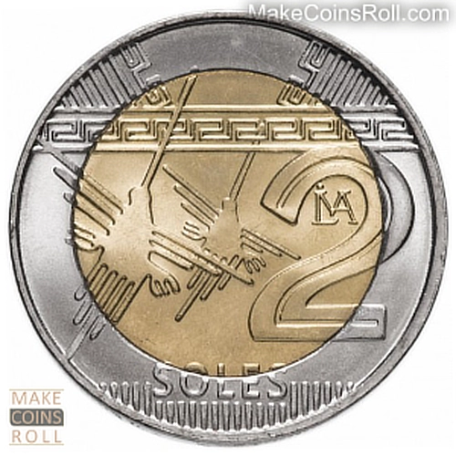 Peru 2 Soles (2016) Reverse