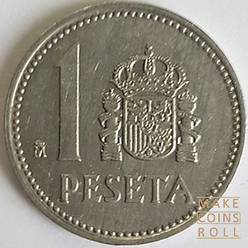 Spain 1 Peseta (1986) Reverse