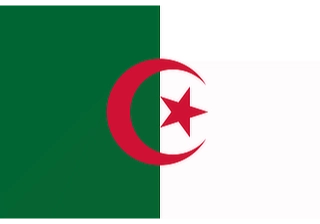 Official flag of Algeria (ISO DZ)