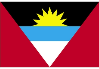 Official flag of Antigua and Barbuda (ISO AG)