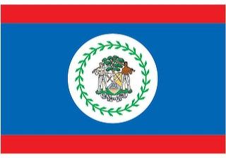 Official flag of Belize (ISO BZ)