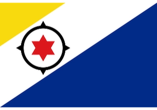 Official flag of Bonaire (ISO BQ)