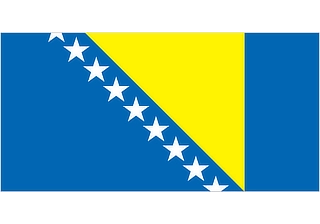 Official flag of Bosnia and Herzegovina (ISO BA)