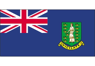 Official flag of British Virgin Islands (ISO VG)