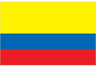 Official flag of Colombia (ISO CO)