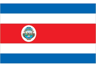 Official flag of Costa Rica (ISO CR)