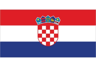 Official flag of Croatia (ISO HR)