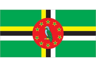 Official flag of Dominica (ISO DM)