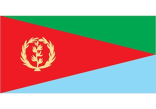 Official flag of Eritrea (ISO ER)