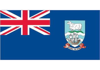 Official flag of Falkland Islands (ISO FK)