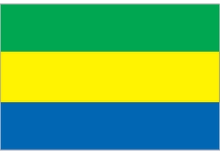 Official flag of Gabon (ISO GA)