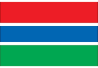 Official flag of Gambia (ISO GM)