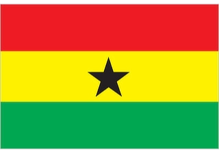 Official flag of Ghana (ISO GH)