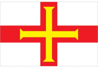 Official flag of Guernsey (ISO GG)
