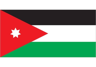 Official flag of Jordan (ISO JO)