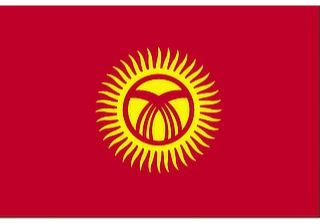 Official flag of Kyrgyzstan (ISO KG)