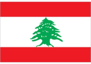 Official flag of Lebanon (ISO LB)