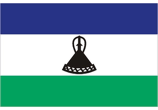 Official flag of Lesotho (ISO LS)