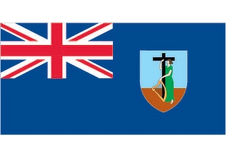 Official flag of Montserrat (ISO MS)