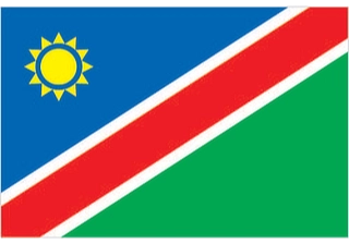 Official flag of Namibia (ISO NA)