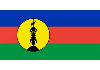 Official flag of New Caledonia (ISO NC)