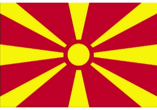 Official flag of North Macedonia (ISO MK)