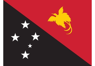 Official flag of Papua New Guinea (ISO PG)