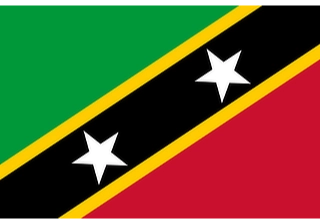 Official flag of Saint Kitts and Nevis (ISO KN)