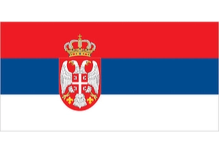 Official flag of Serbia (ISO RS)