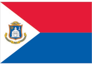 Official flag of Sint Maarten (ISO SX)