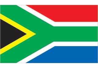 Official flag of South Africa (ISO ZA)
