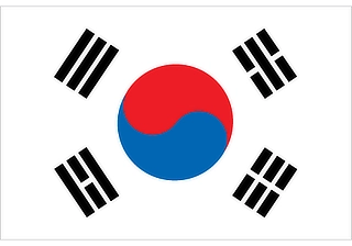 Official flag of South Korea (ISO KR)