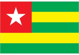 Official flag of Togo (ISO TG)