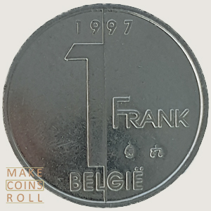 Reverse side 1 Frank Belgium 1997
