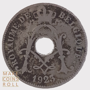 Obverse side 10 Centimes Belgium 1923