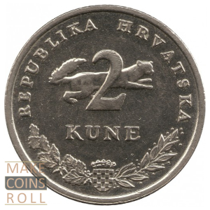 Reverse side 2 kune Croatia 2009