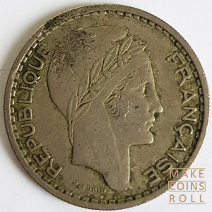 Obverse side 10 Francs France 1948