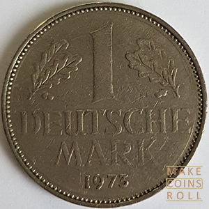 Reverse side 1 Mark Germany 1973
