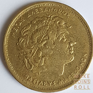 Obverse side 100 Drachmas Greece 1994