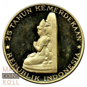 Obverse side 5000 rupiah Indonesia 1970