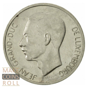 Obverse side 10 francs Luxembourg 1974