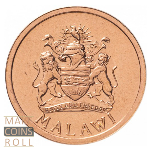 Obverse side 1 tambala Malawi 1995