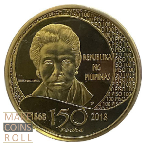 Obverse side 100 piso Philippines 2018