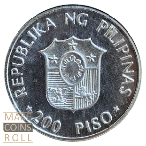 Reverse side 200 piso Philippines 1995