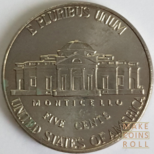 Reverse side 5 Cents United States 2013