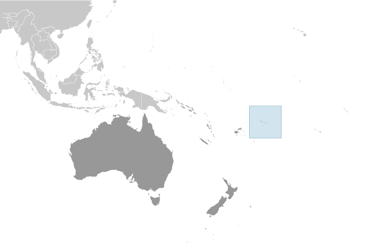 American Samoa locator